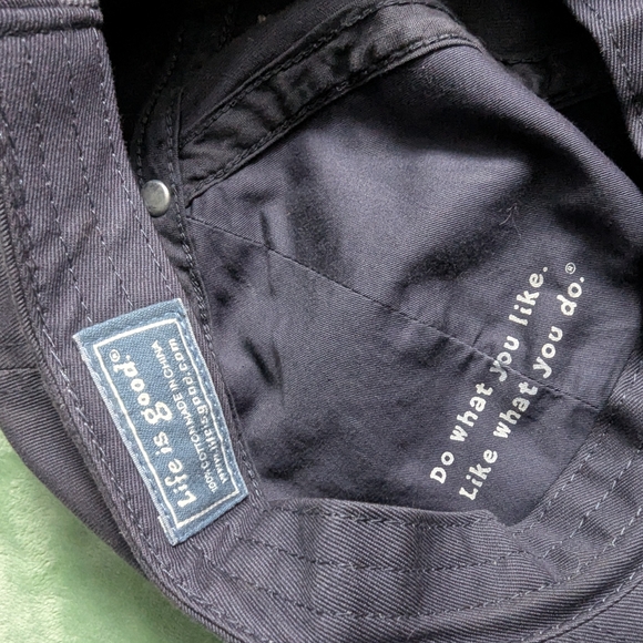 Life is Good Chill Cap Native Fish Dark Blue One Size - Picture 3 of 5